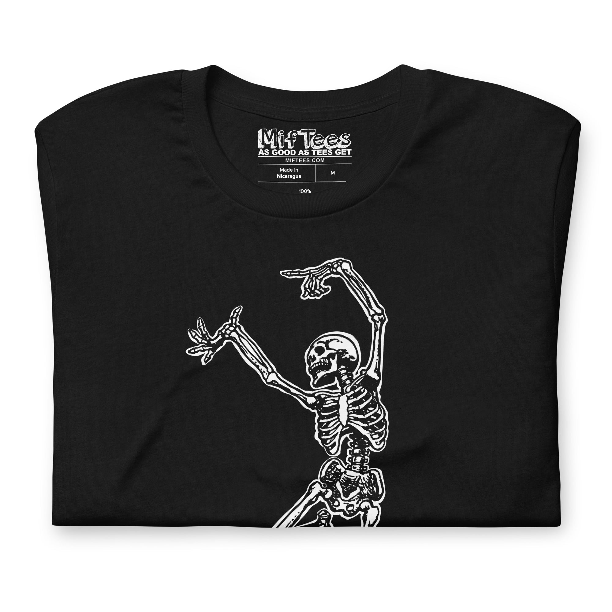 Right Dancing Skeleton Halloween T-Shirt