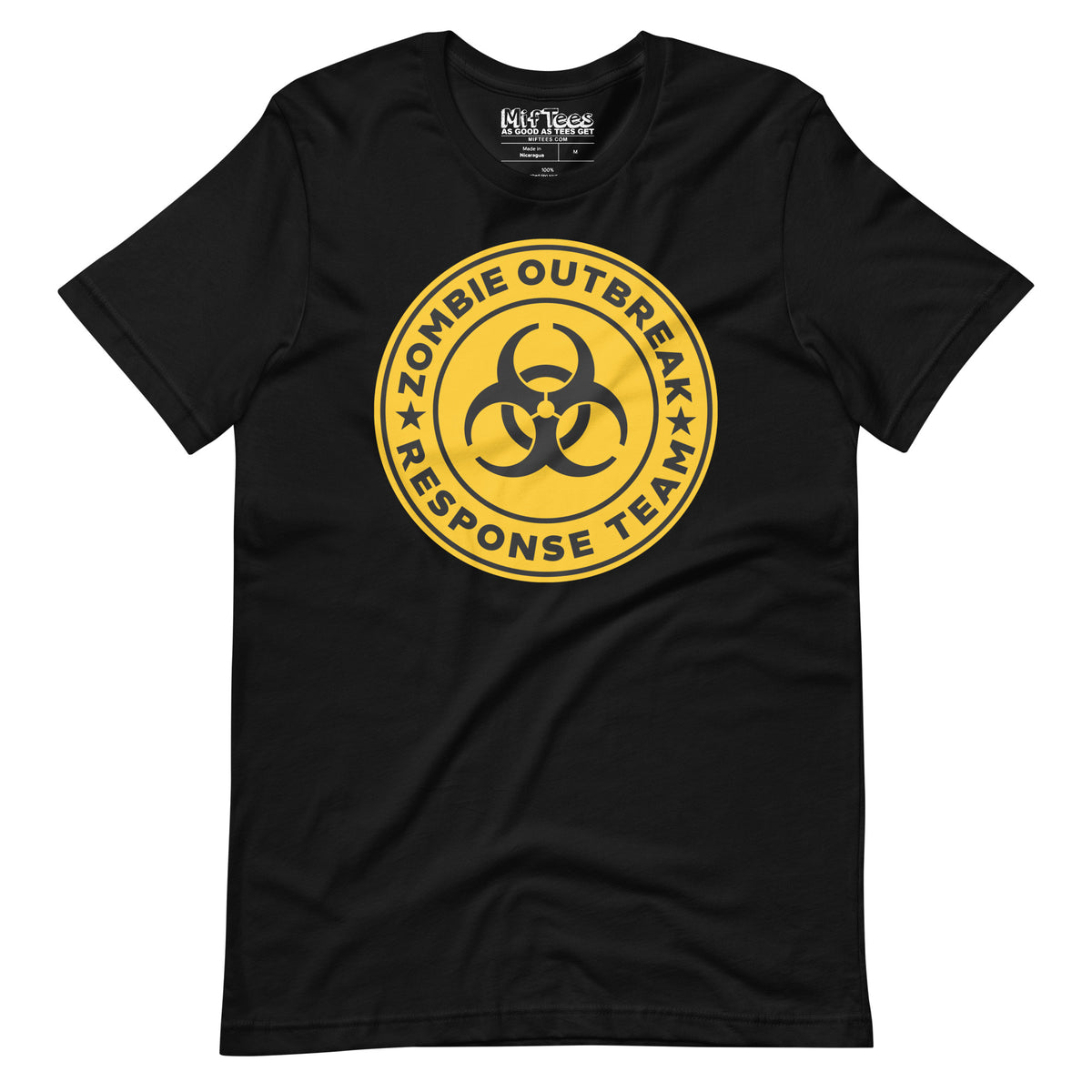 Yellow Zombie Outbreak Response Team T-Shirt