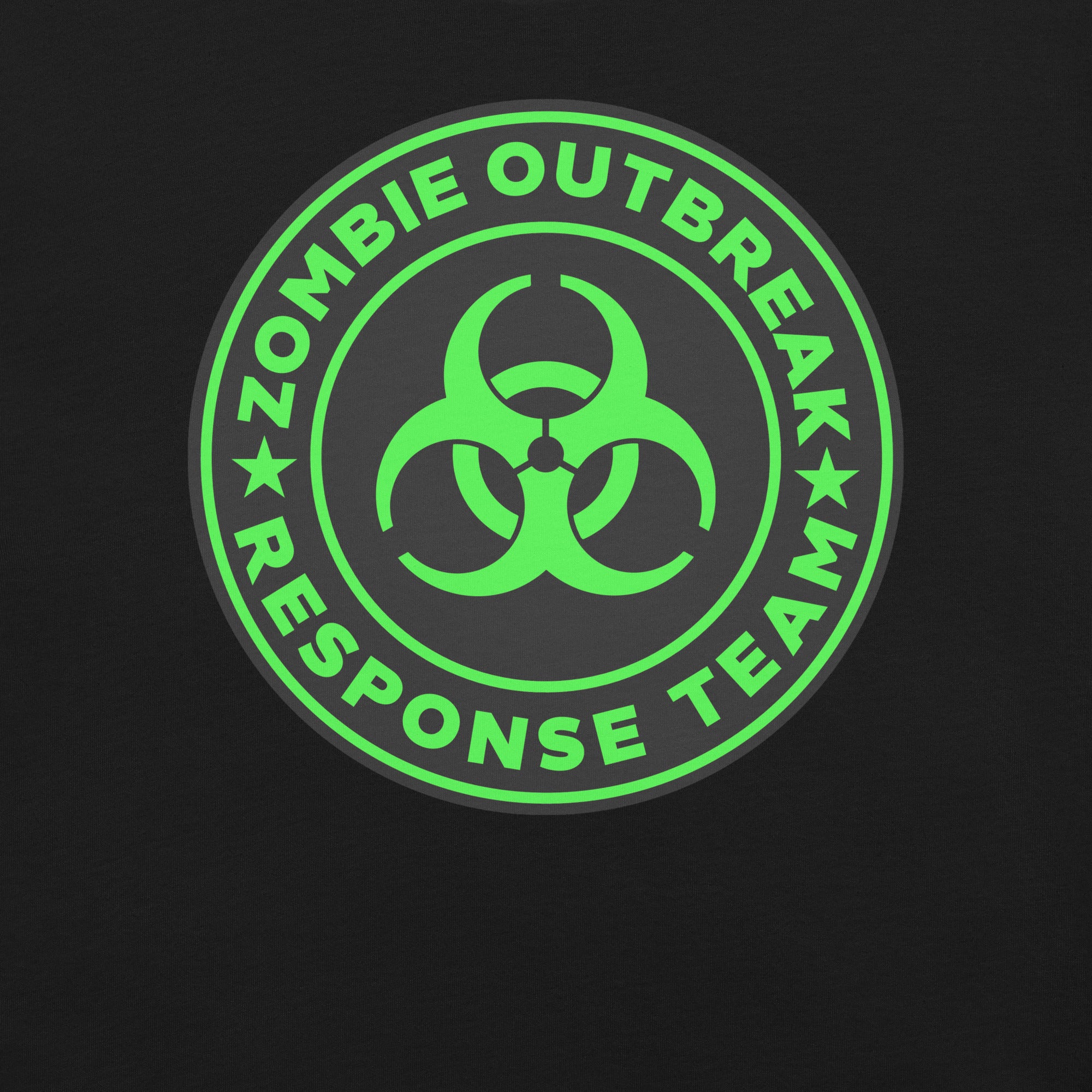 Green Zombie Outbreak Response Team T-Shirt