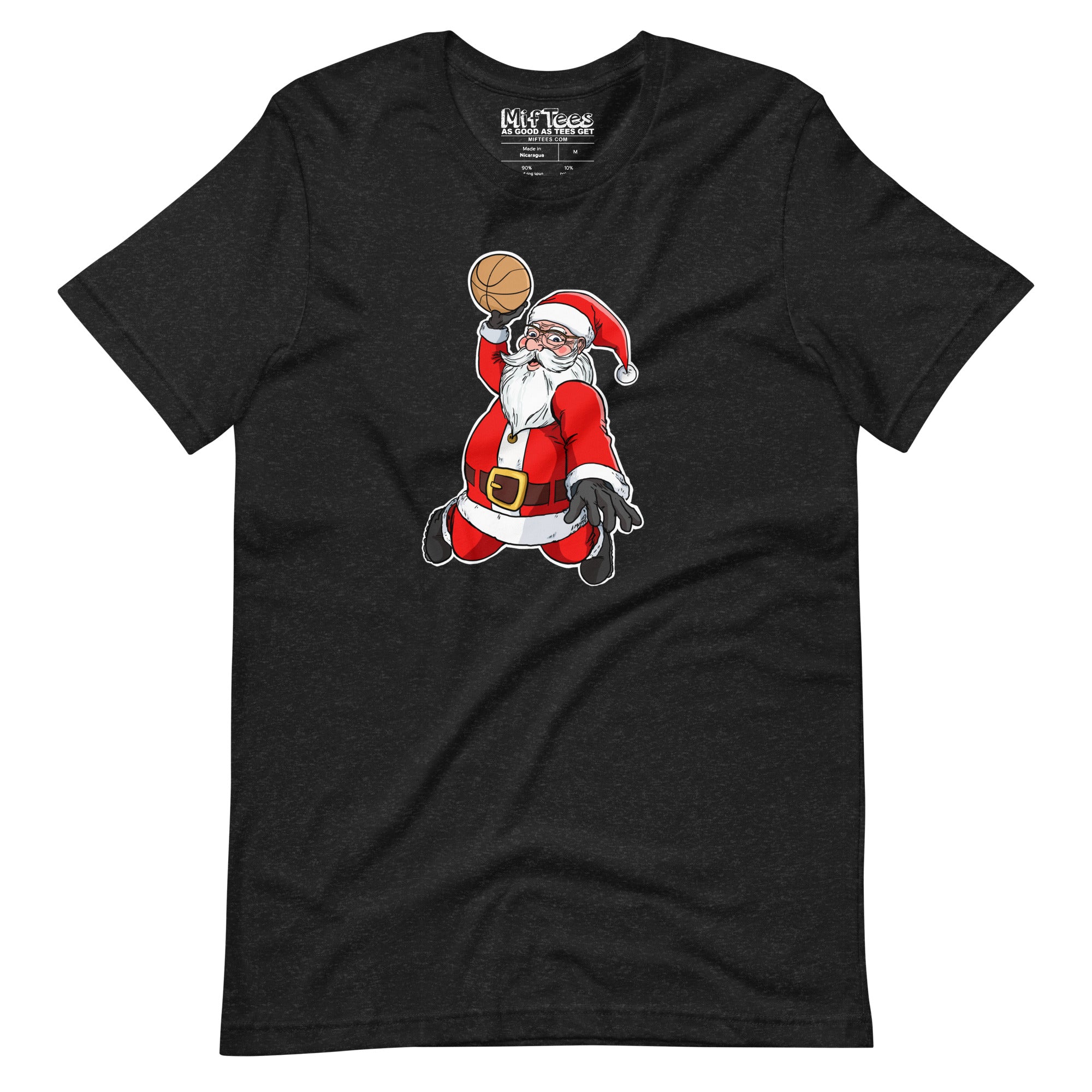 Slam Dunking Santa Claus T-shirt