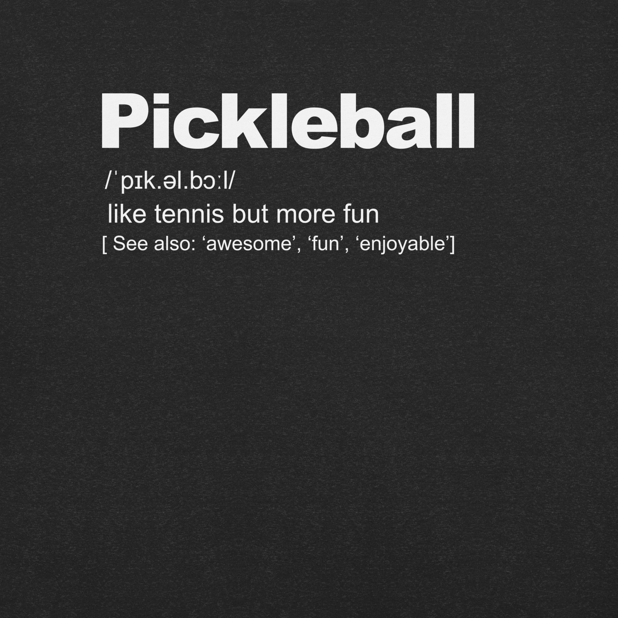 Pickleball Definition t-shirt