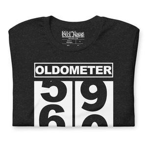 60 Birthday Oldometer funny Oldometer 60th Birthday T-Shirt