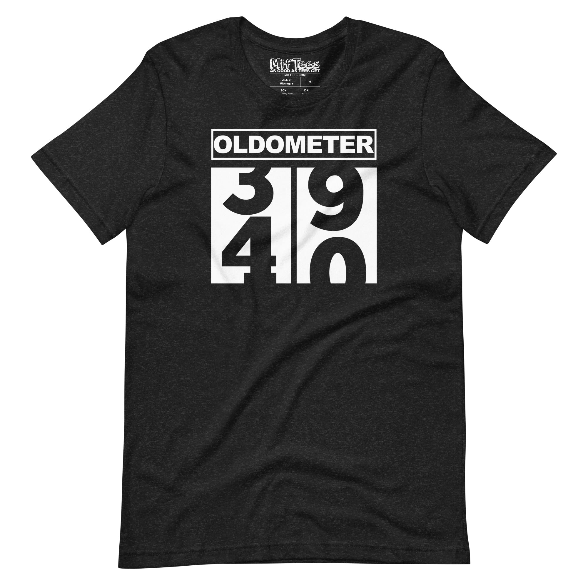 40th Birthday Oldometer t-shirt