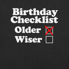 Birthday Checklist T-Shirt