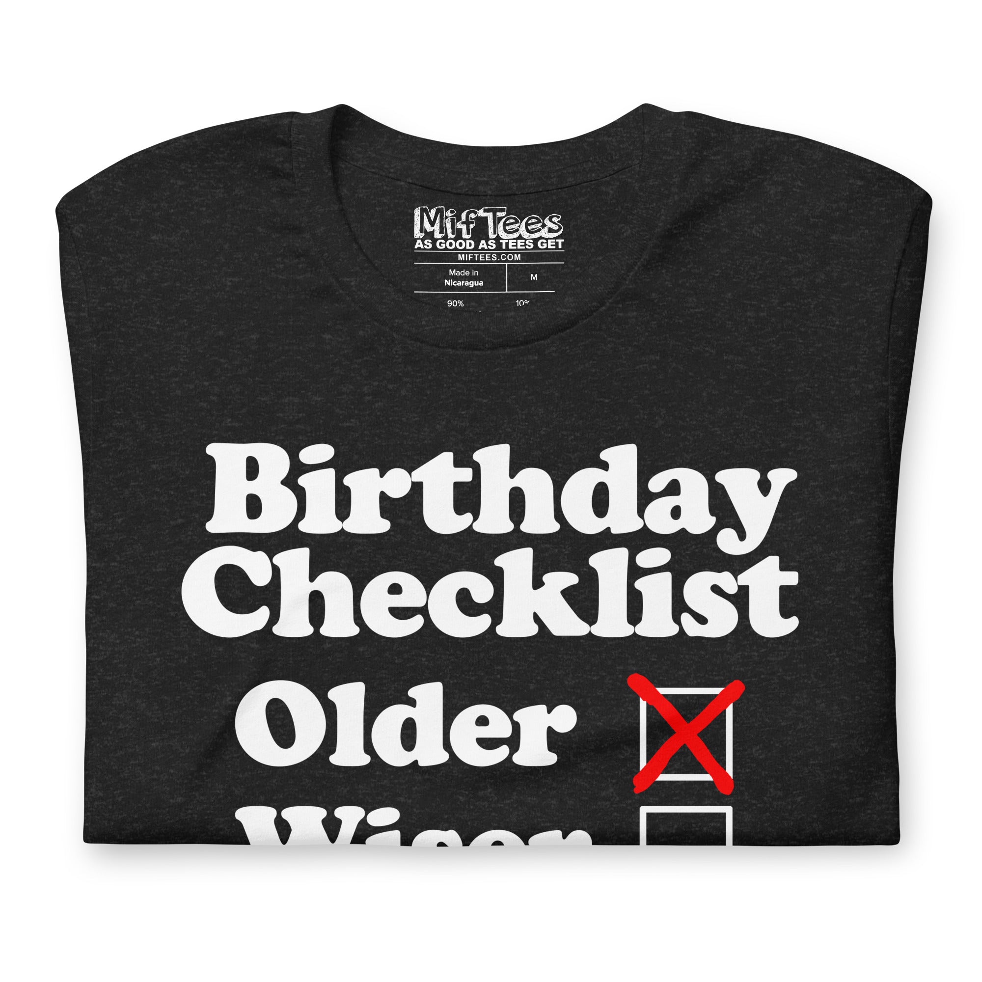 Birthday Checklist T-Shirt