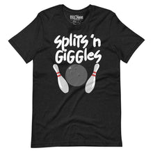 Load image into Gallery viewer, Bowling Splits and Giggles t-shirt
