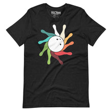 Load image into Gallery viewer, retro Bowling Pins t-shirt
