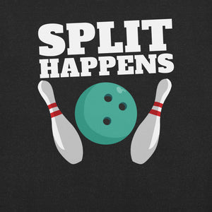 Bowling Split Happens t-shirt