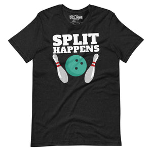 Bowling Split Happens t-shirt