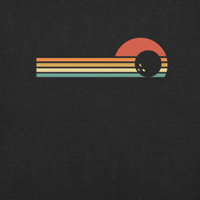 Load image into Gallery viewer, Retro Sunset Bowling t-shirt
