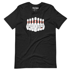 Scared Bowling Pins t-shirt