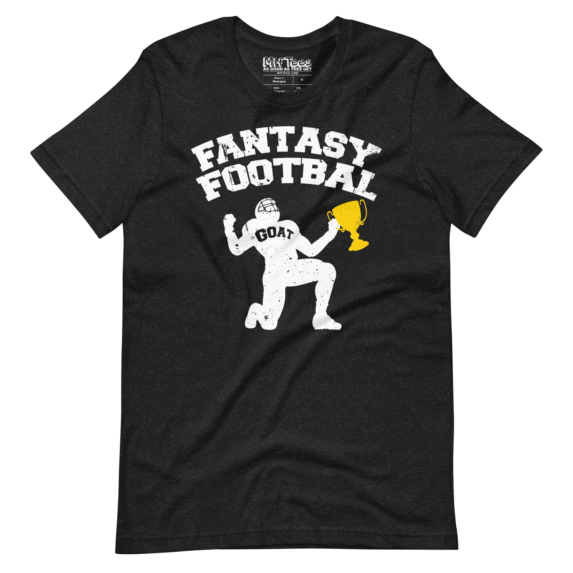 Fantasy Football GOAT with Trophy T-Shirt