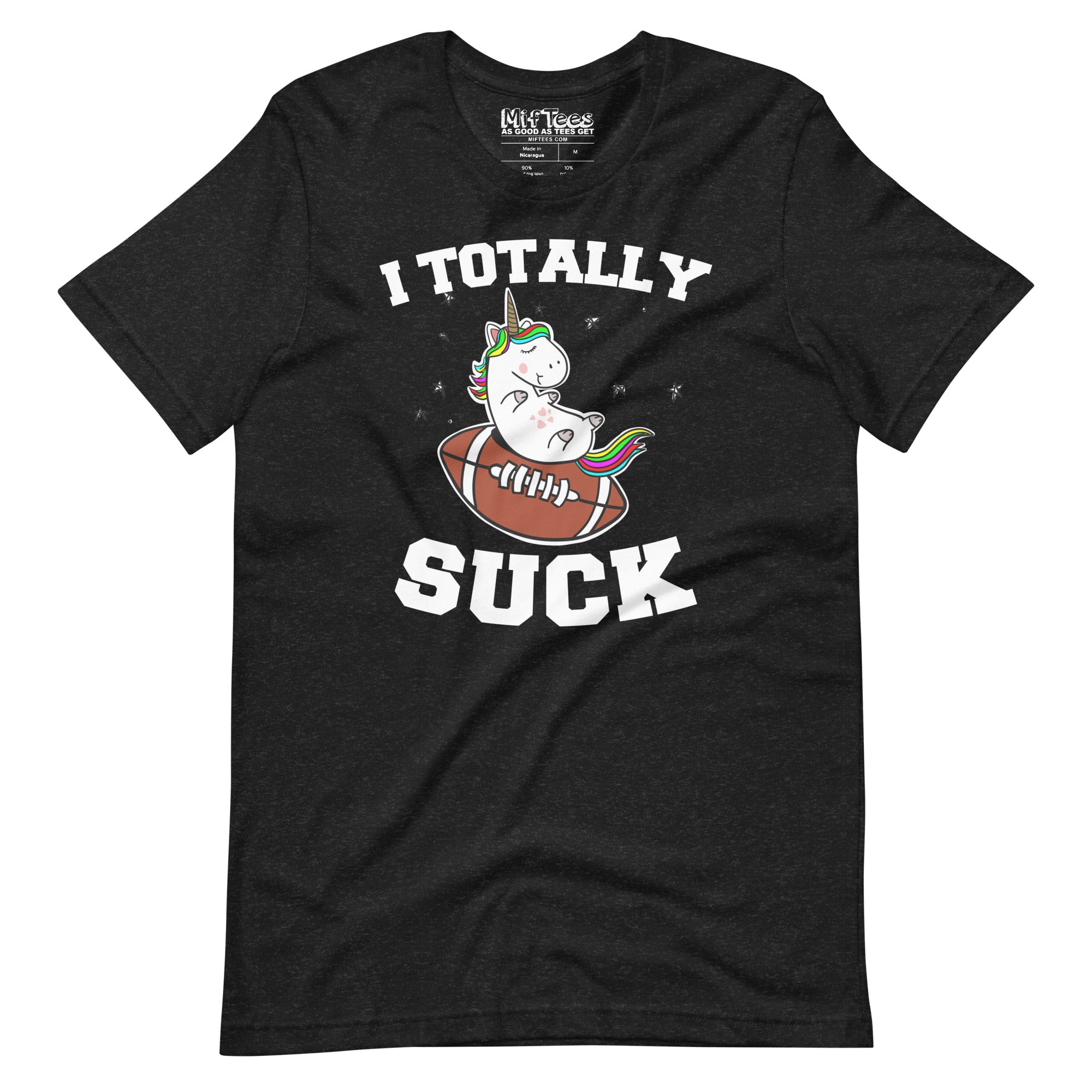 I Totally Suck at Fantasy Football Unicorn t-shirt