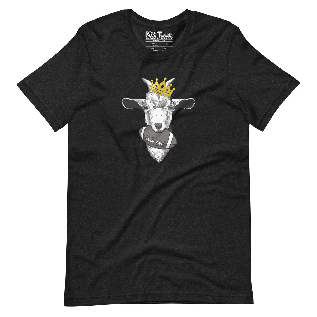 Fantasy Football GOAT with Crown t-shirt