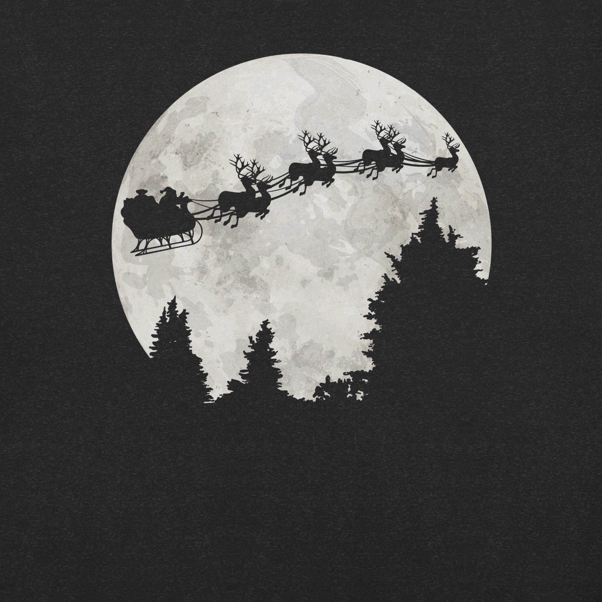 Santa Clause and Reindeers T-shirt