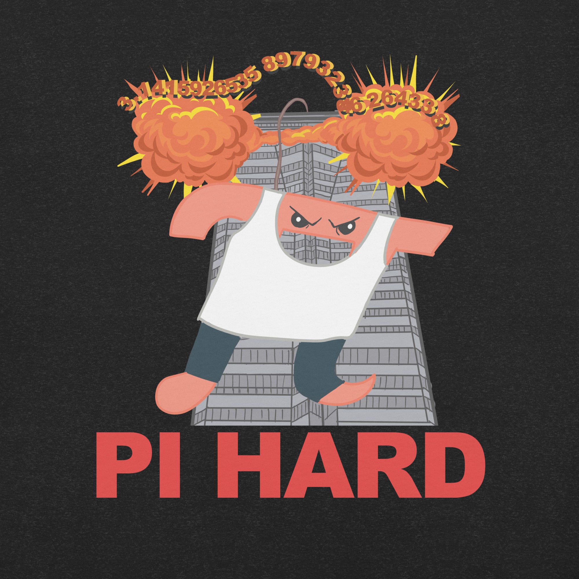 Pi Hard funny Pi Action movie Pi Hard T-Shirt