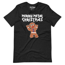 Load image into Gallery viewer, Metal Christmas Gingerbread Man t-shirt
