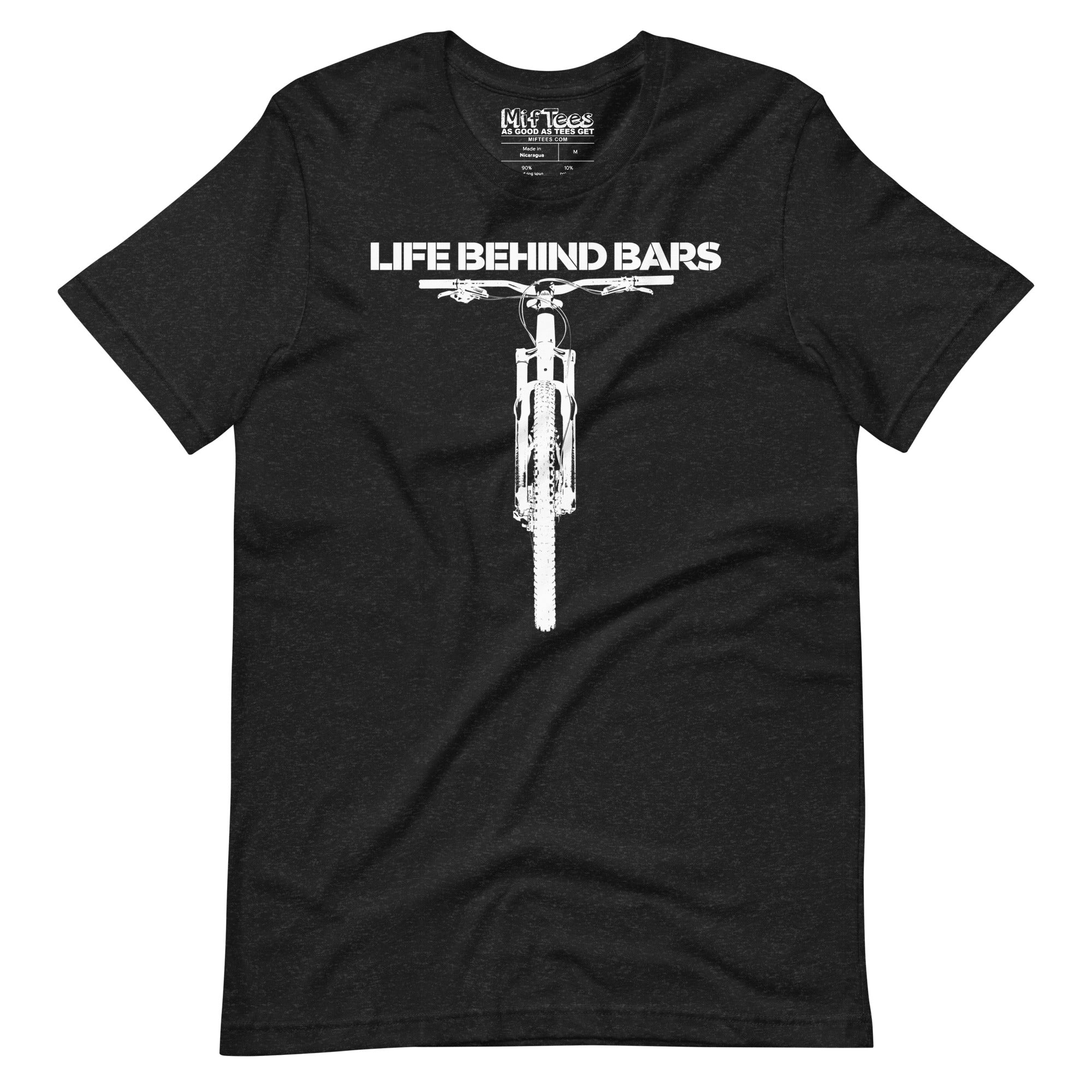 Life Behind Bars Funny MTB Mountain Bike Pun T-Shirt