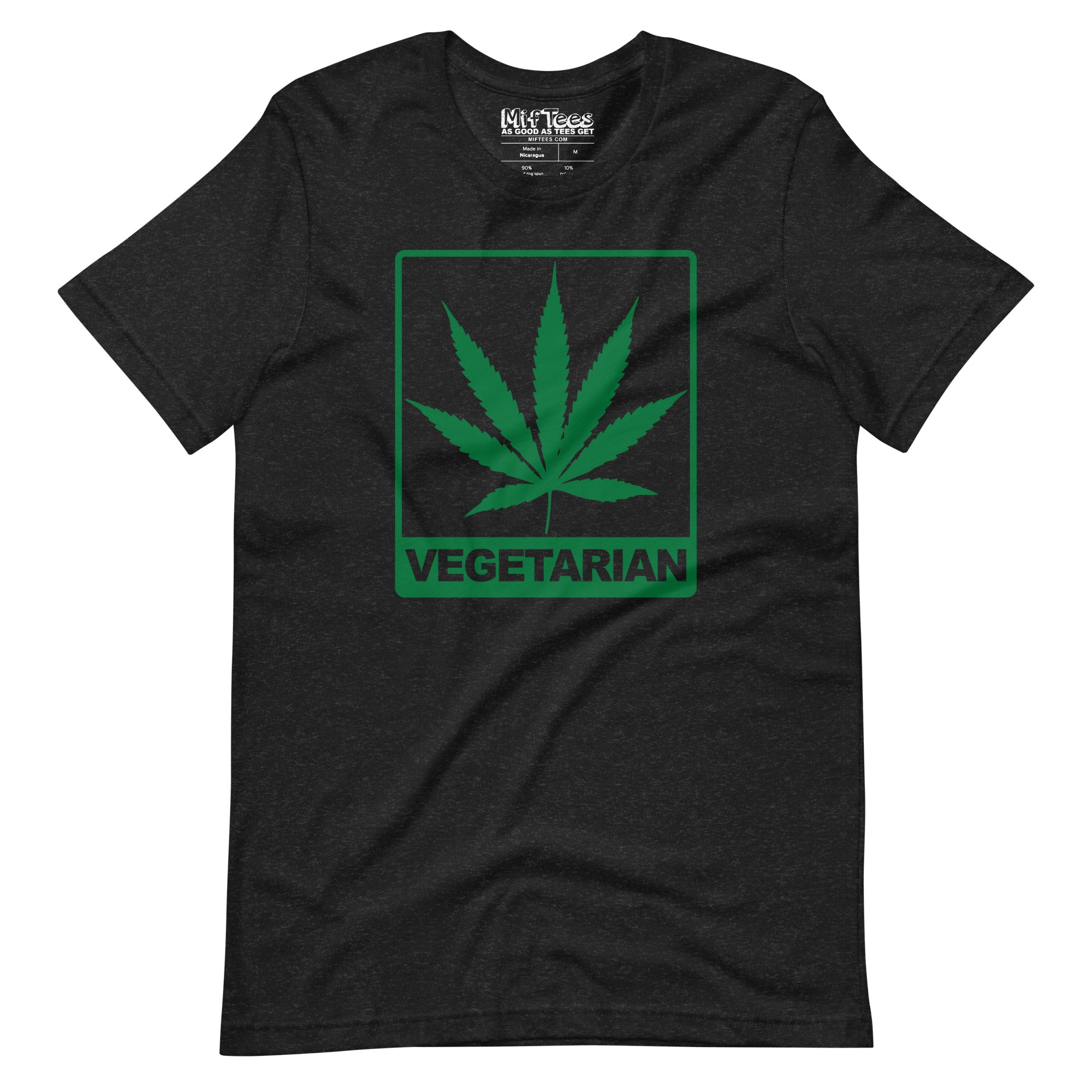 Weed Vegetarian Funny Cannabis T-Shirt