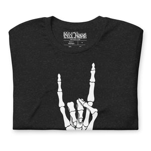 Skeleton Devil Hand Horn t-shirt