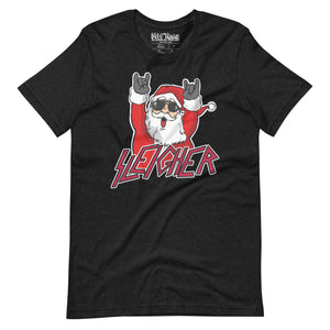 Metal Christmas Sleigher Santa t-shirt