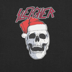 Skull with Santa Hat Sleigher t-shirt