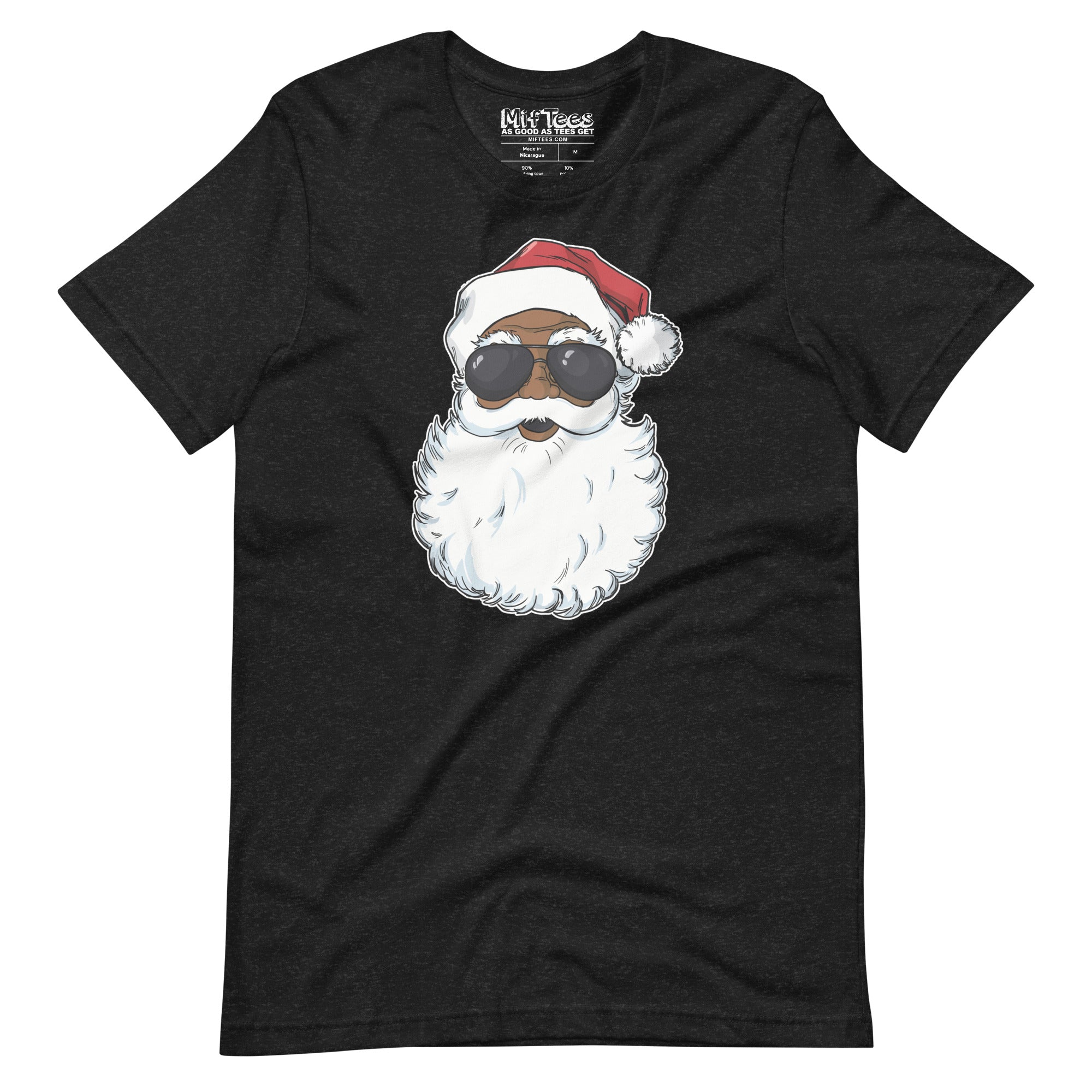 Cool Black Santa with Sunglasses t-shirt