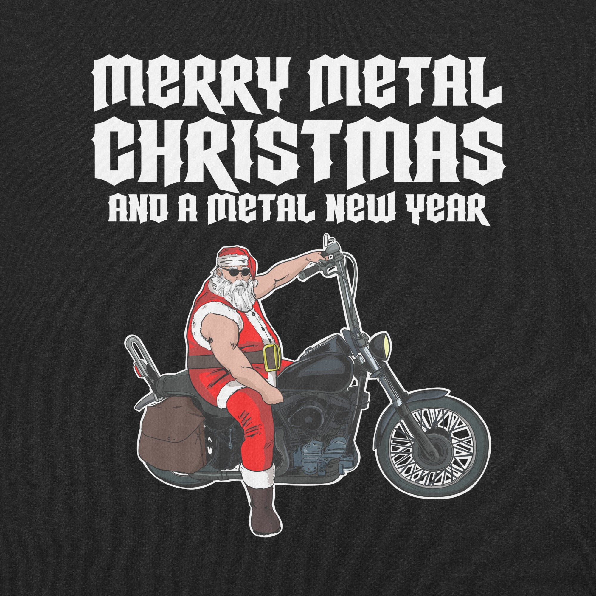 Merry Metal Christmas and Metal New Year t-shirt