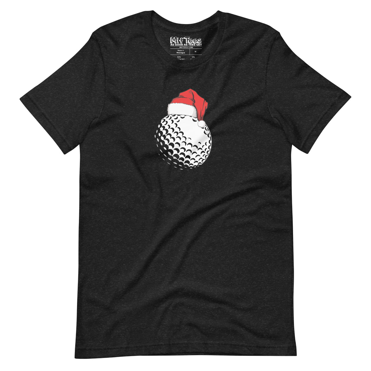 Golf Ball with Santa Hat t-shirt