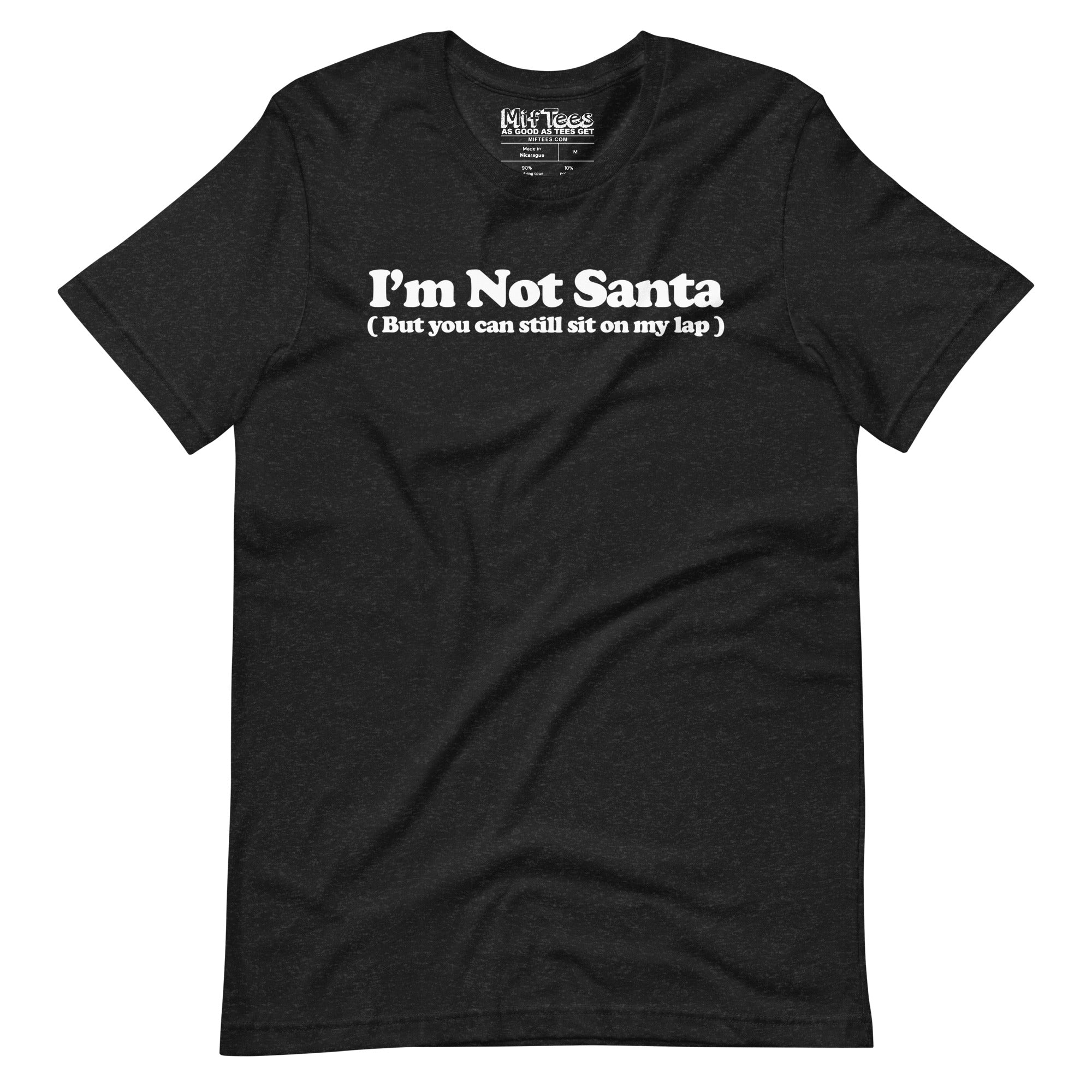 I'm not Santa but you can still sit on my lap t-shirt