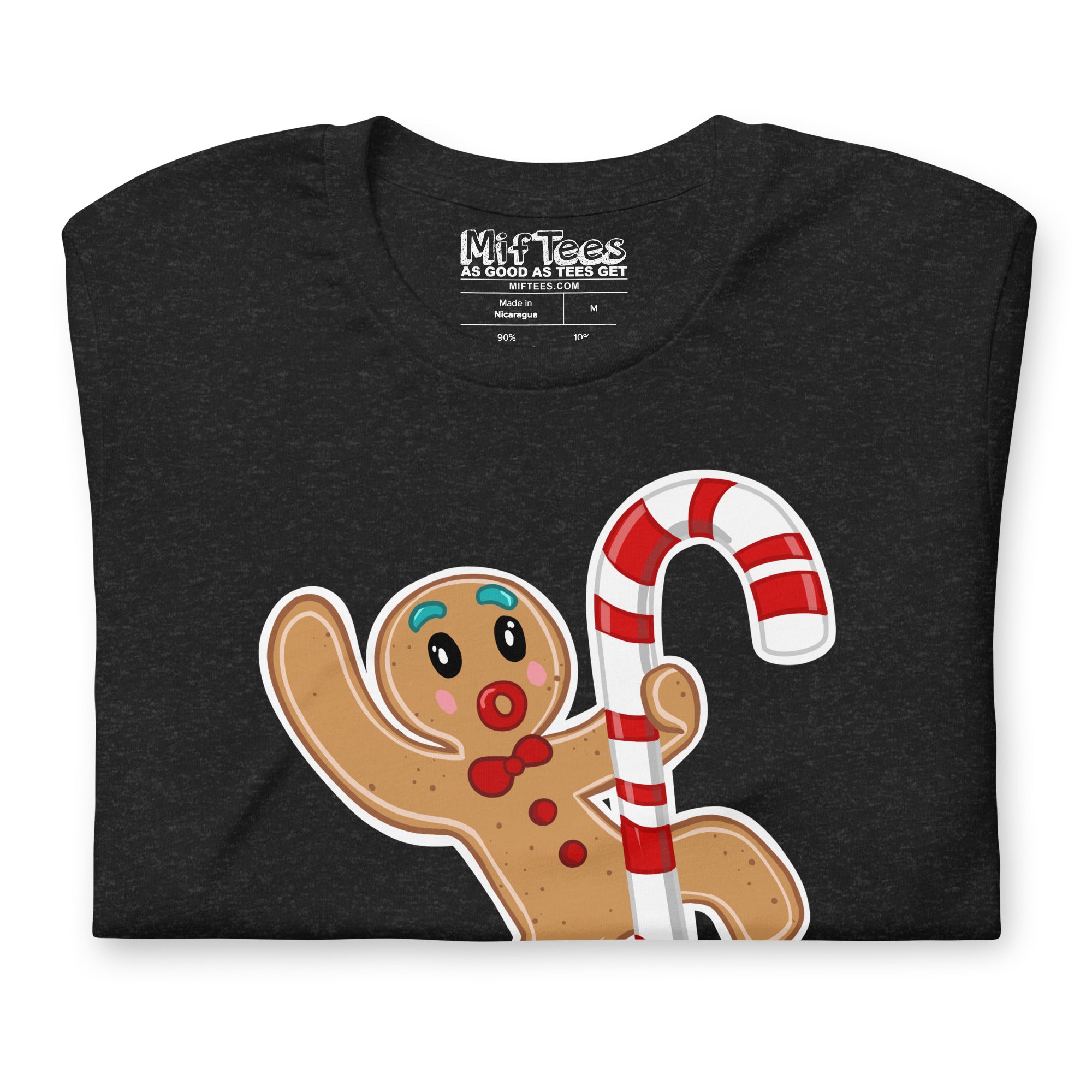 Candy Cane Dancer Gingerbread Man t-shirt