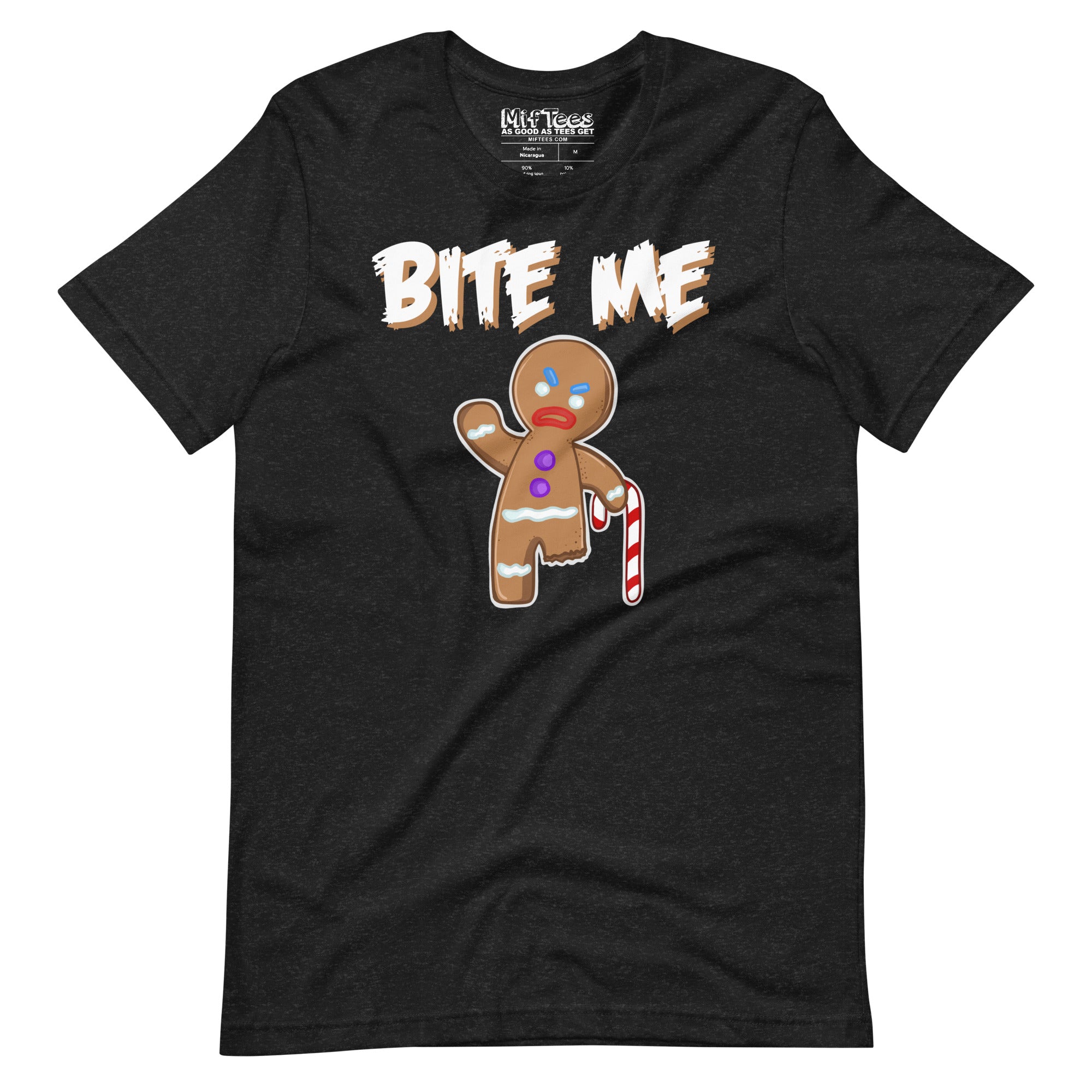 Bite Me Gingerbread Man t-shirt