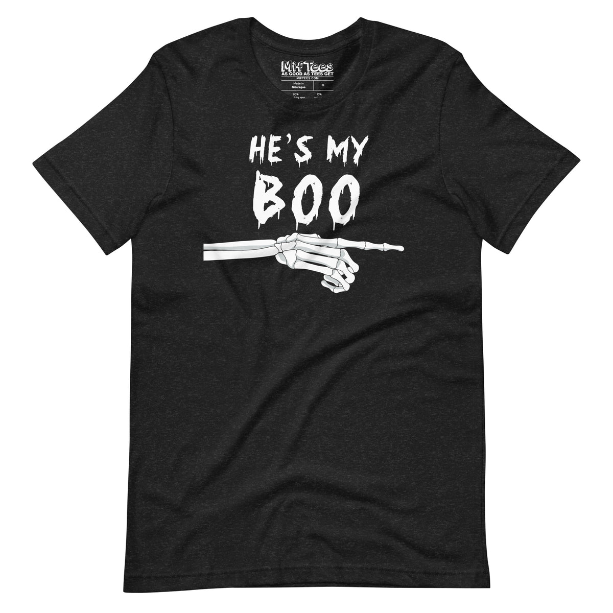 He's My BOO Funny Halloween Couple's T-Shirt