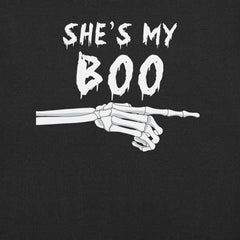 She's My BOO Funny Halloween Couple's T-Shirt