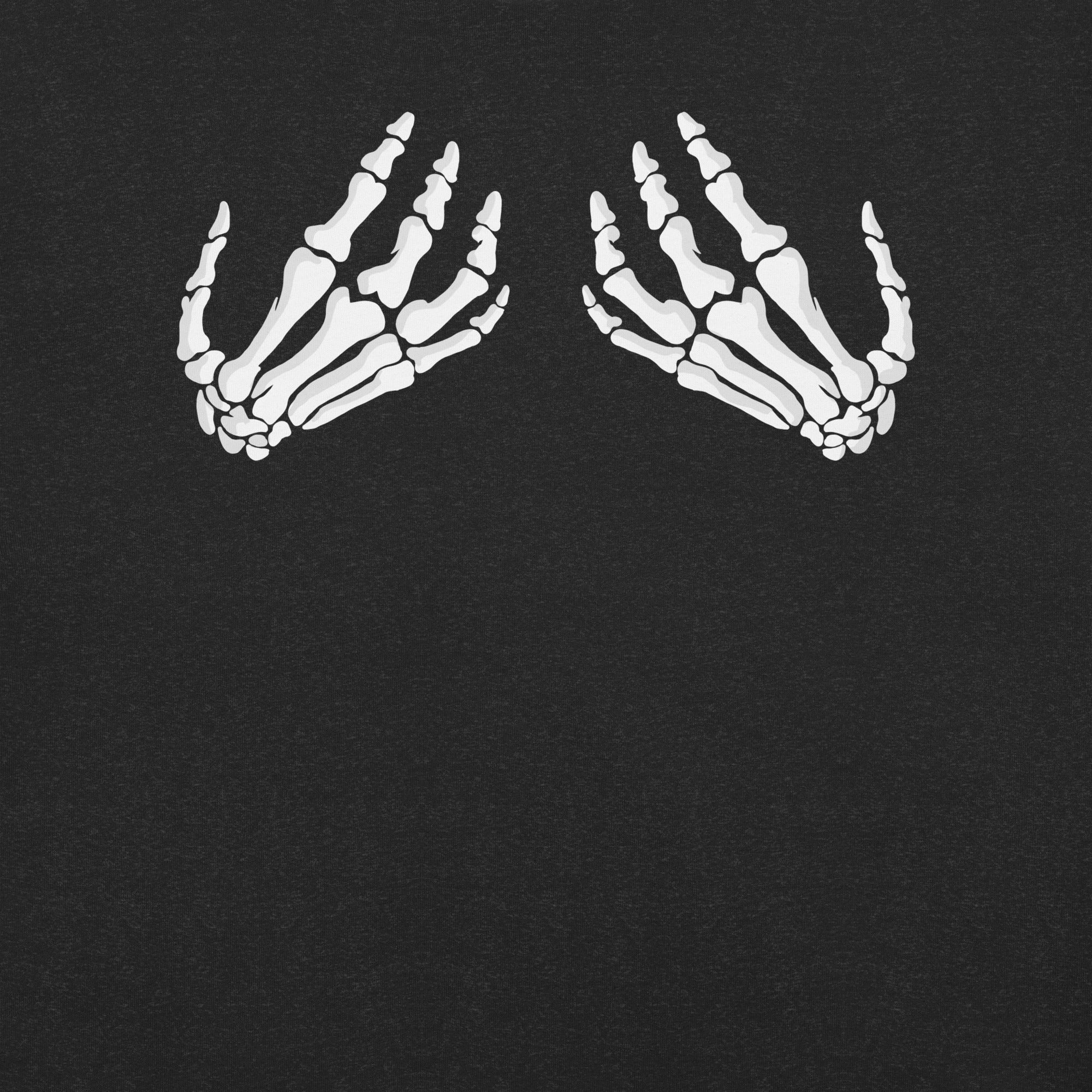 Skeleton Hands Boob T-Shirt