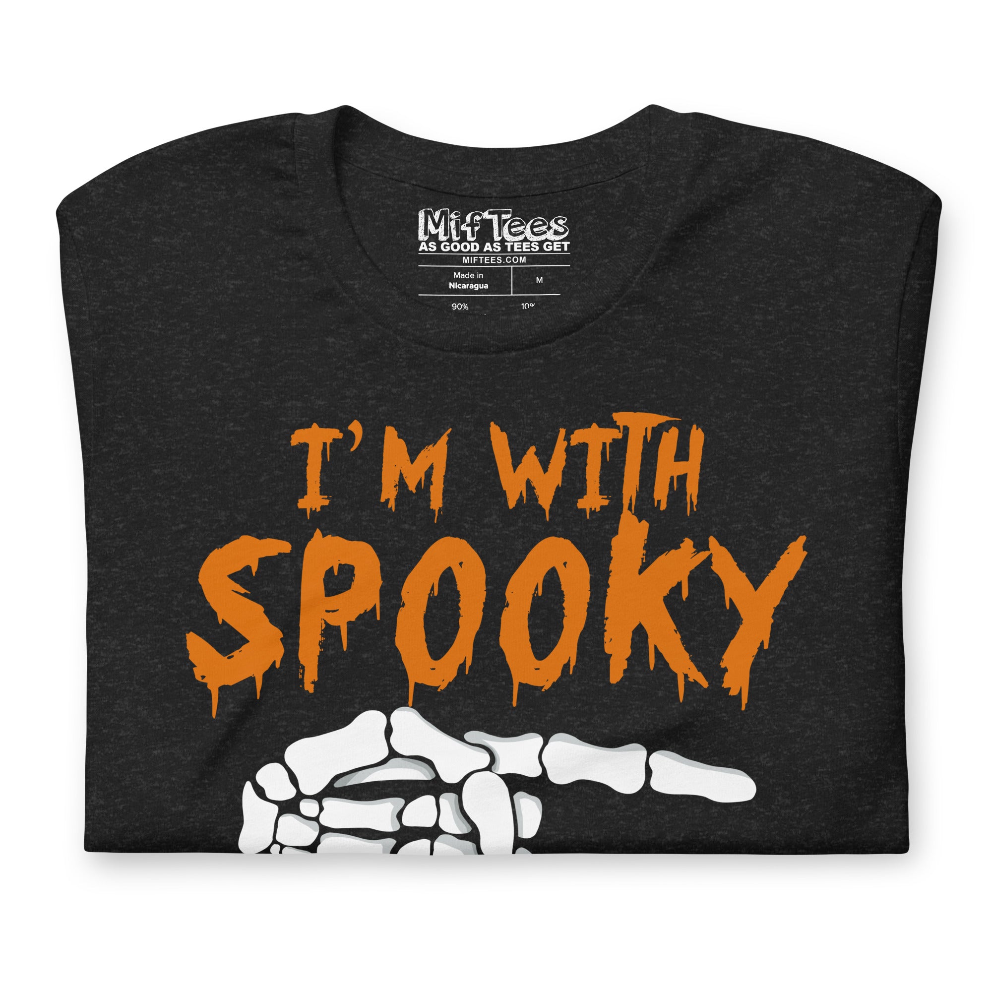 I'm With Spooky Funny Halloween T-Shirt