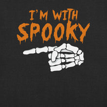 Load image into Gallery viewer, I&#39;m With Spooky Funny Halloween T-Shirt
