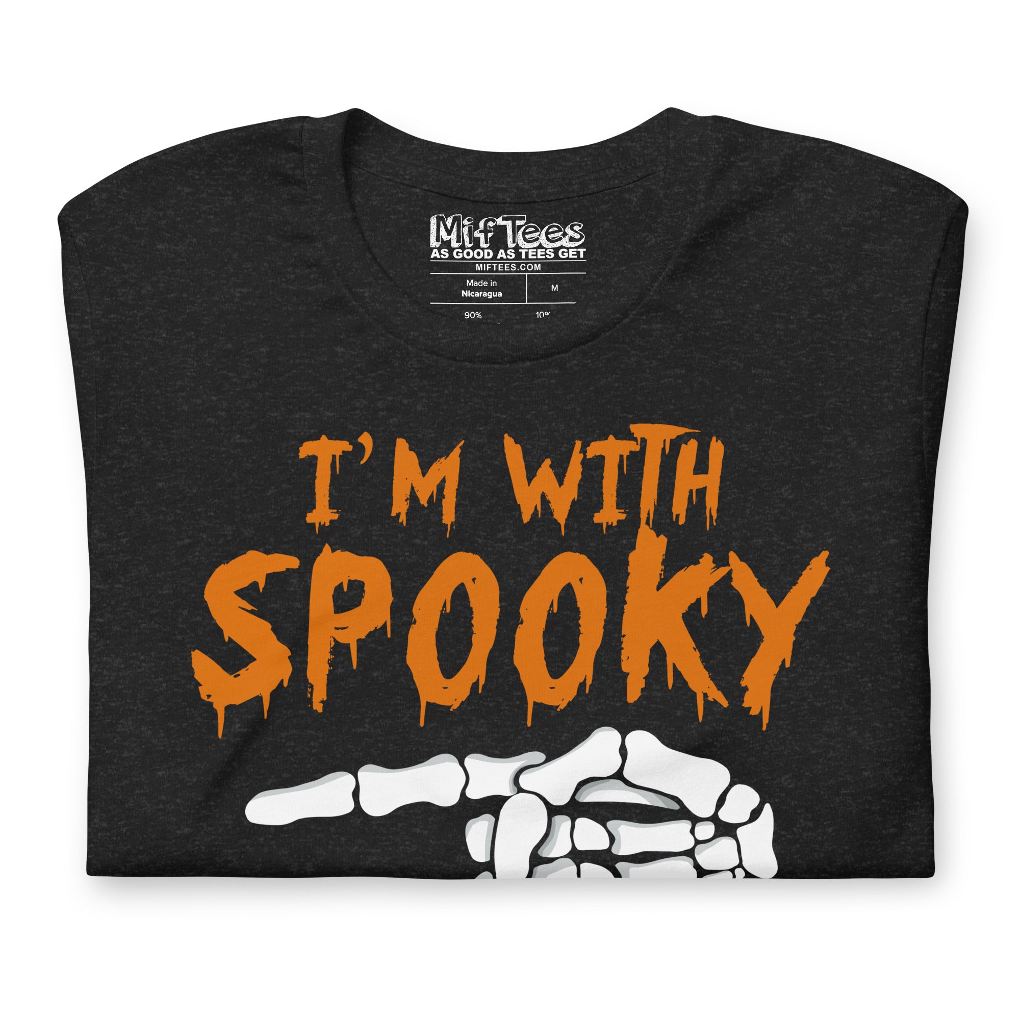 I'm With Spooky Funny Halloween T-Shirt