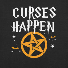 Load image into Gallery viewer, Curses Happen Funny Witch Pun T-Shirt
