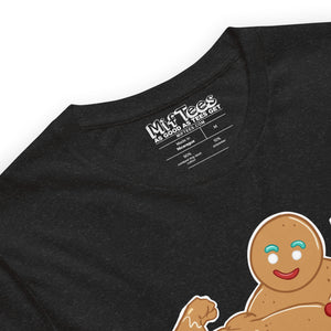 Swole Gingerbread Man t-shirt