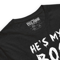 He's My BOO Funny Halloween Couple's T-Shirt