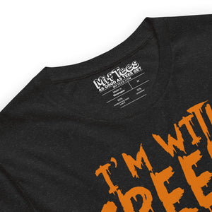 I'm With Creepy Funny Halloween T-Shirt