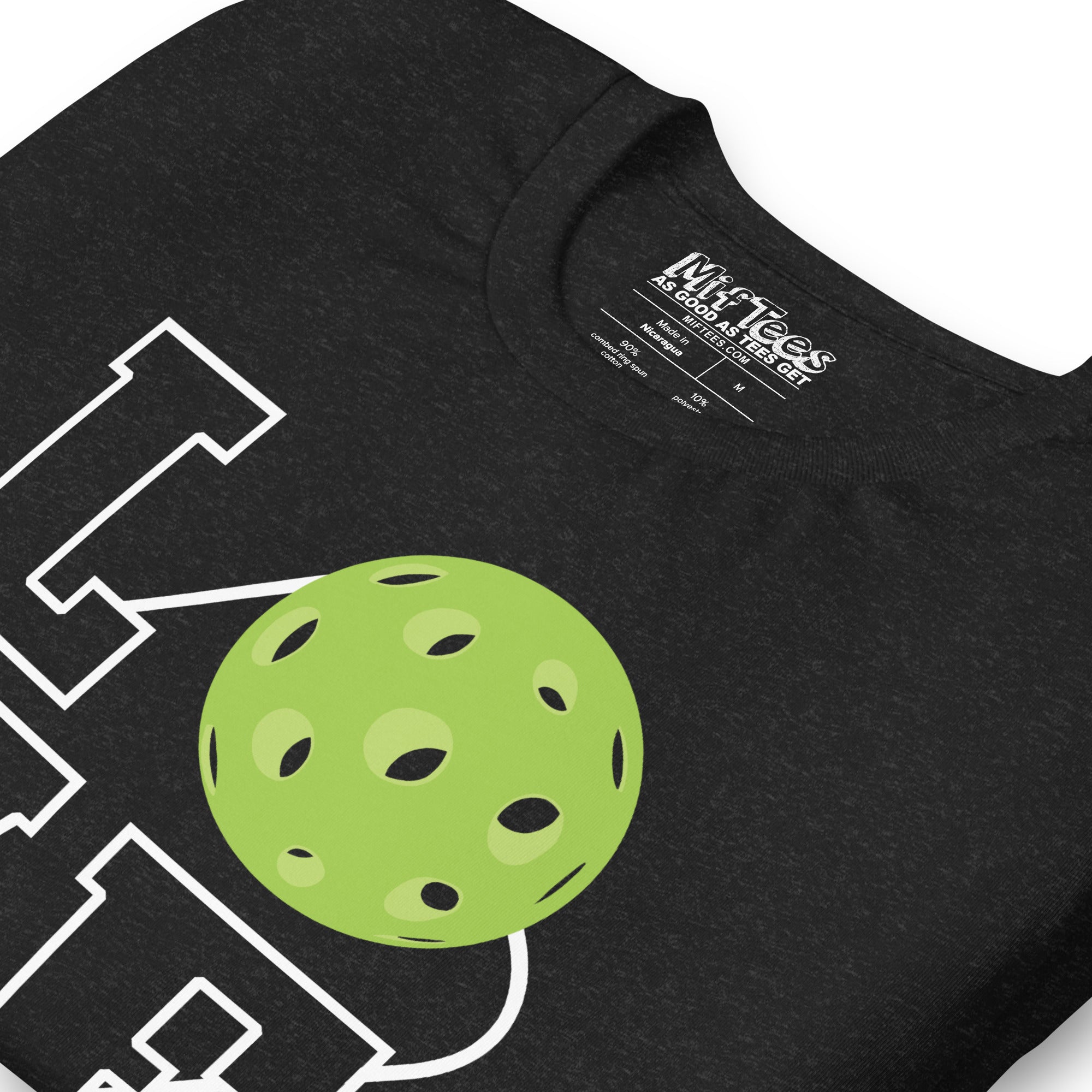 Hollow Pickleball with Paddle LOVE t-shirt