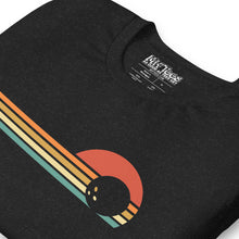 Load image into Gallery viewer, Retro Sunset Bowling t-shirt
