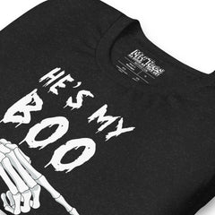 He's My BOO Funny Halloween Couple's T-Shirt