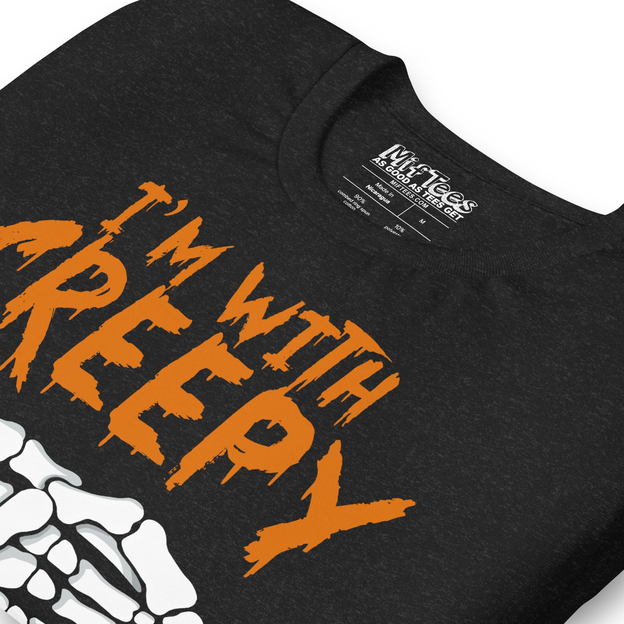 I'm With Creepy Funny Halloween T-Shirt