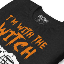 Load image into Gallery viewer, I’m With the Witch Funny Halloween T-Shirt
