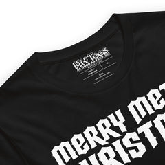 Santa Claus Merry Metal Christmas t-shirt