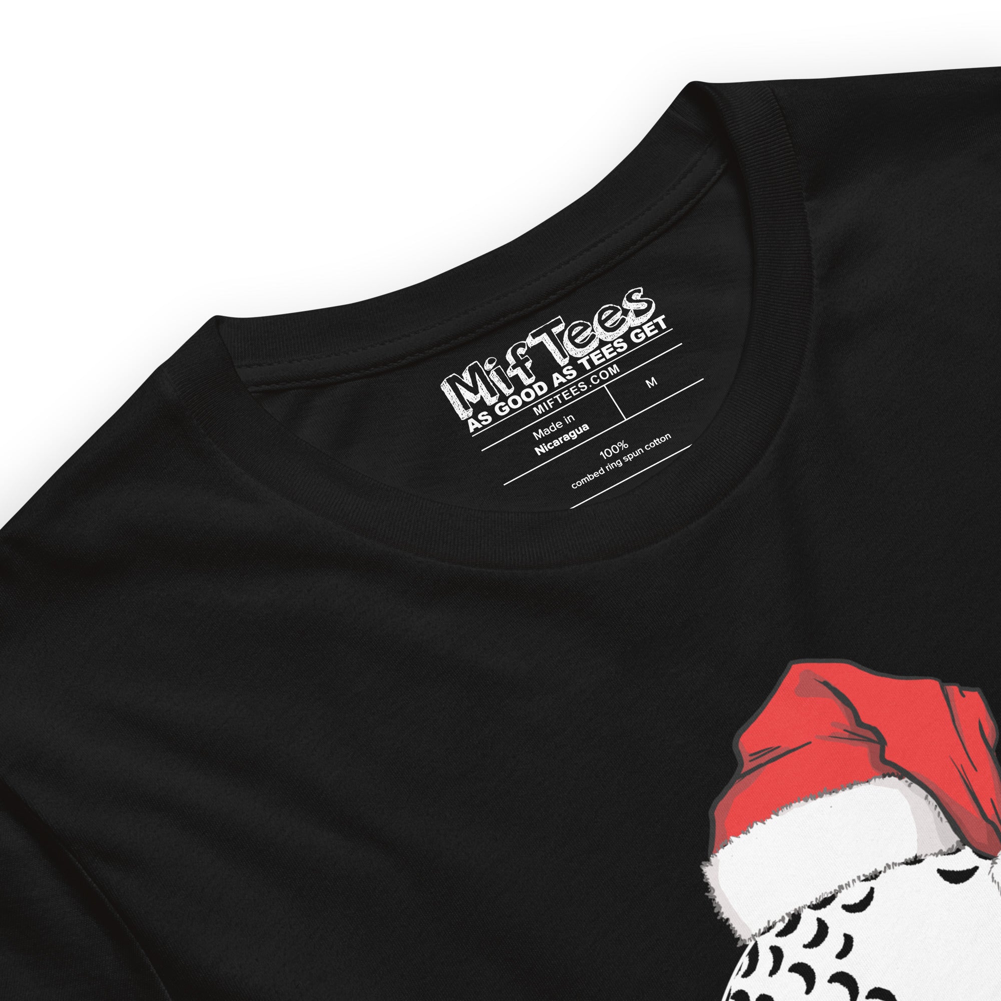 Golf Ball with Santa Hat t-shirt