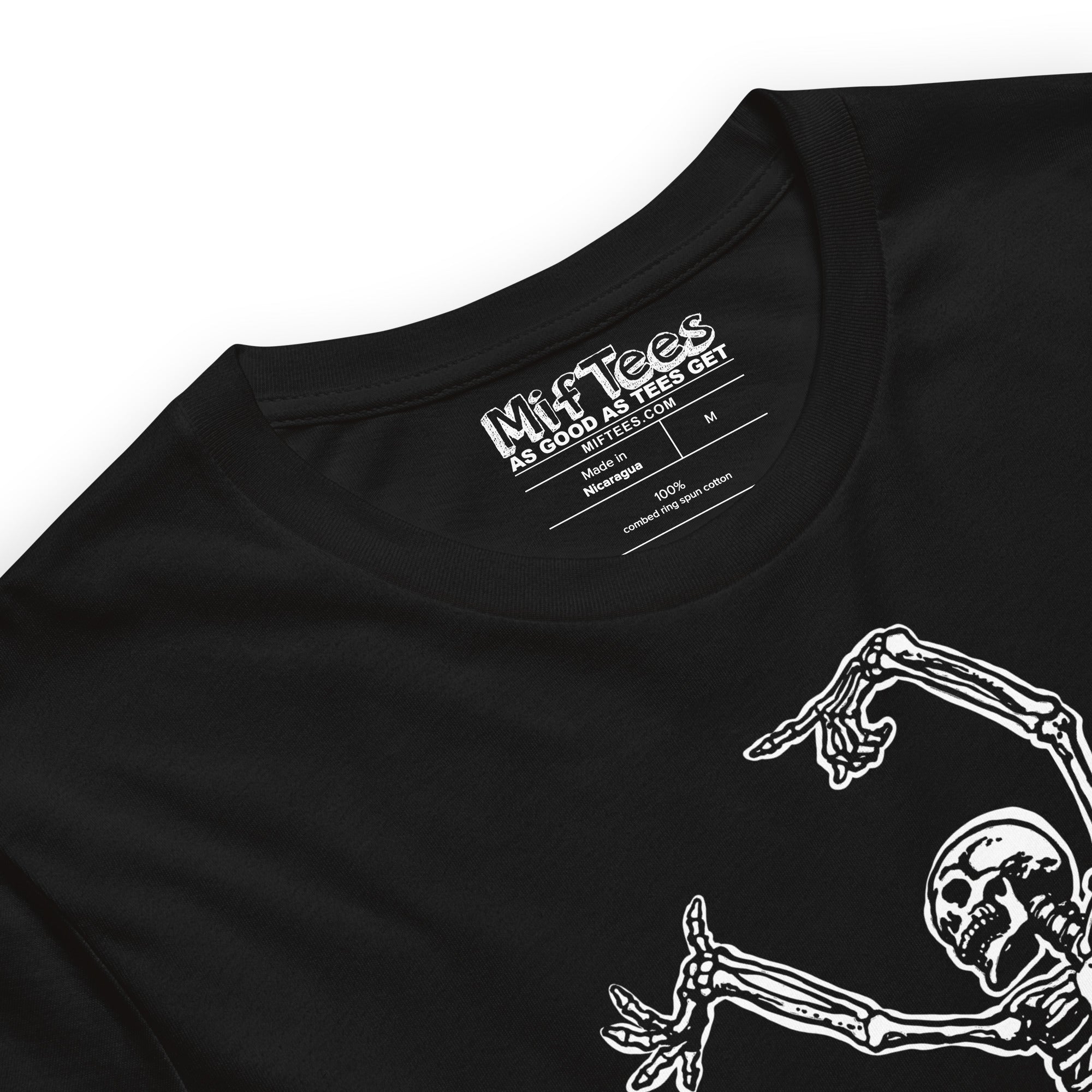 Right Dancing Skeleton Halloween T-Shirt